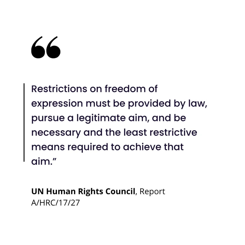 UN Human Rights Council, Report A/HRC/17/27